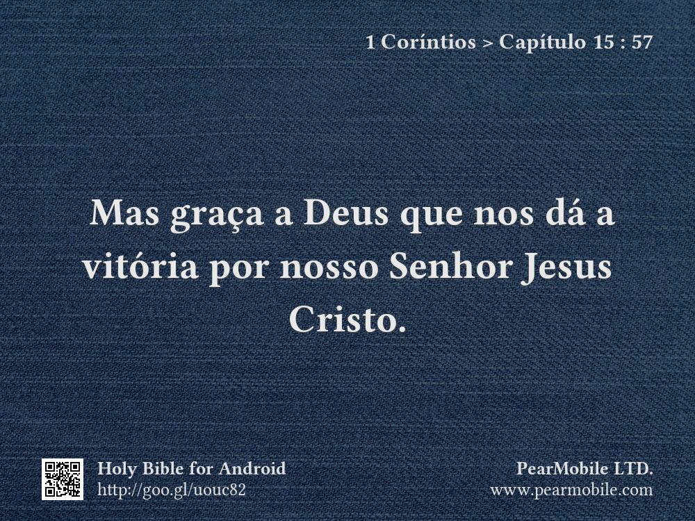 1 Coríntios, Capítulo 15:57